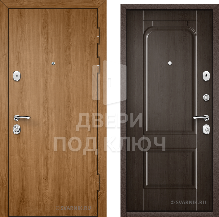 Металлическая внутренняя дверь на дачу ДПК-1960