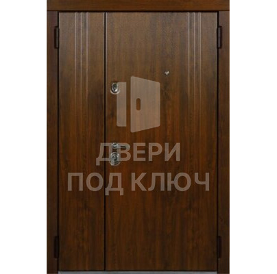 Элитная полуторная входная дверь в классическом стиле для кирпичного дома ДПК-12513