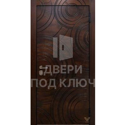 Элитная однопольная стальная парадная дверь на заказ от производителя ДПК-11740